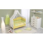Постельный комплект + балдахин Nino Erizo Yellow 